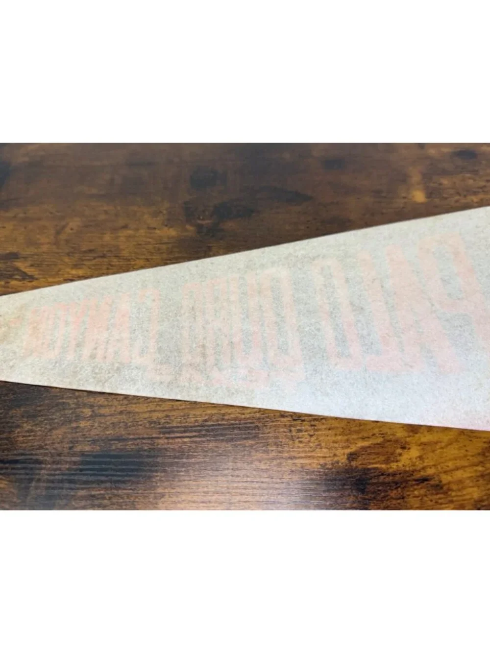 Vintage Palo Duro Canyon Texas Felt Pennant Banner 23 inches damaged tip